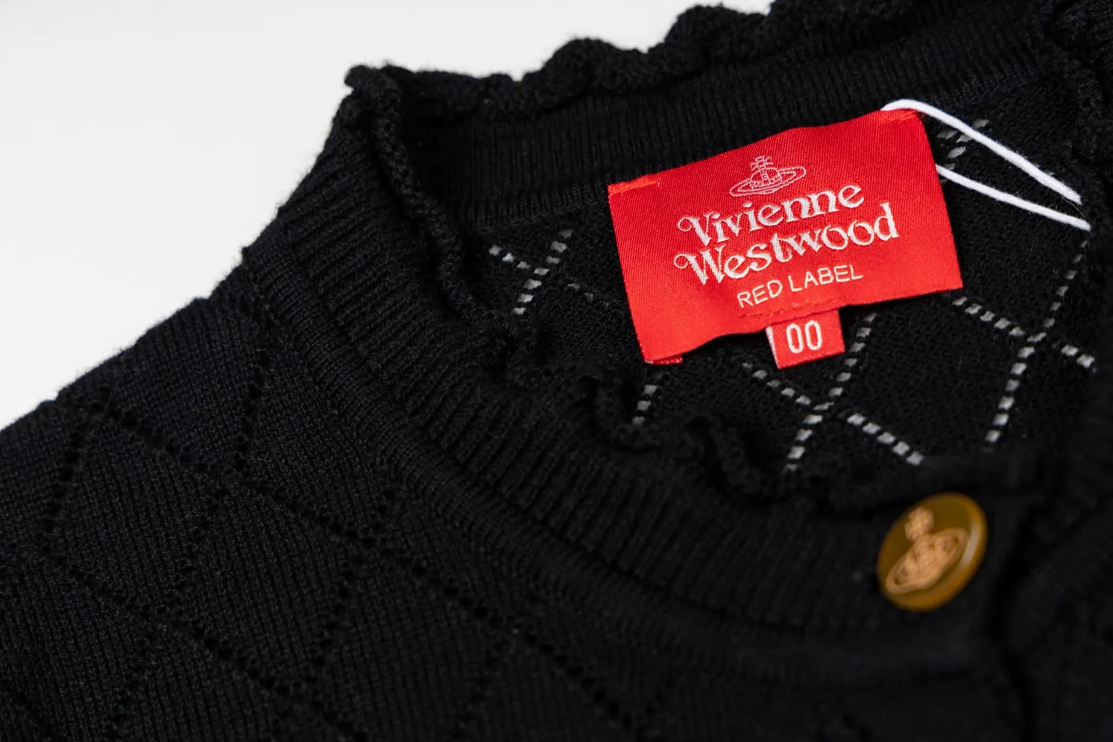 VIVI161# vivienne west wood 25FW October Tokyo show new model diamond pattern classic red label cardigan Size: 1 yard (90-110 pounds) 2 yards (110-130 pounds) 3 yards (130-150 pounds) Color: red, apricot, black